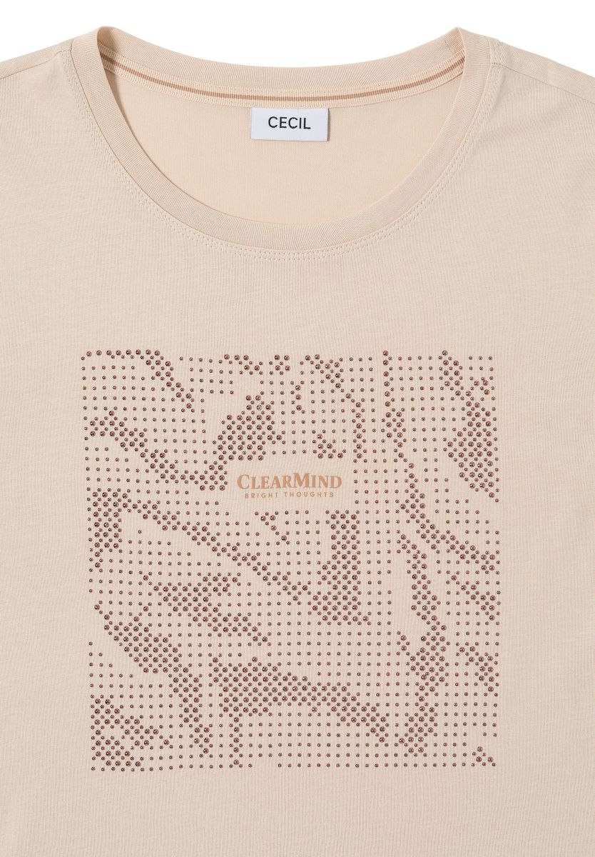 Shirt mit Schmucksteinen