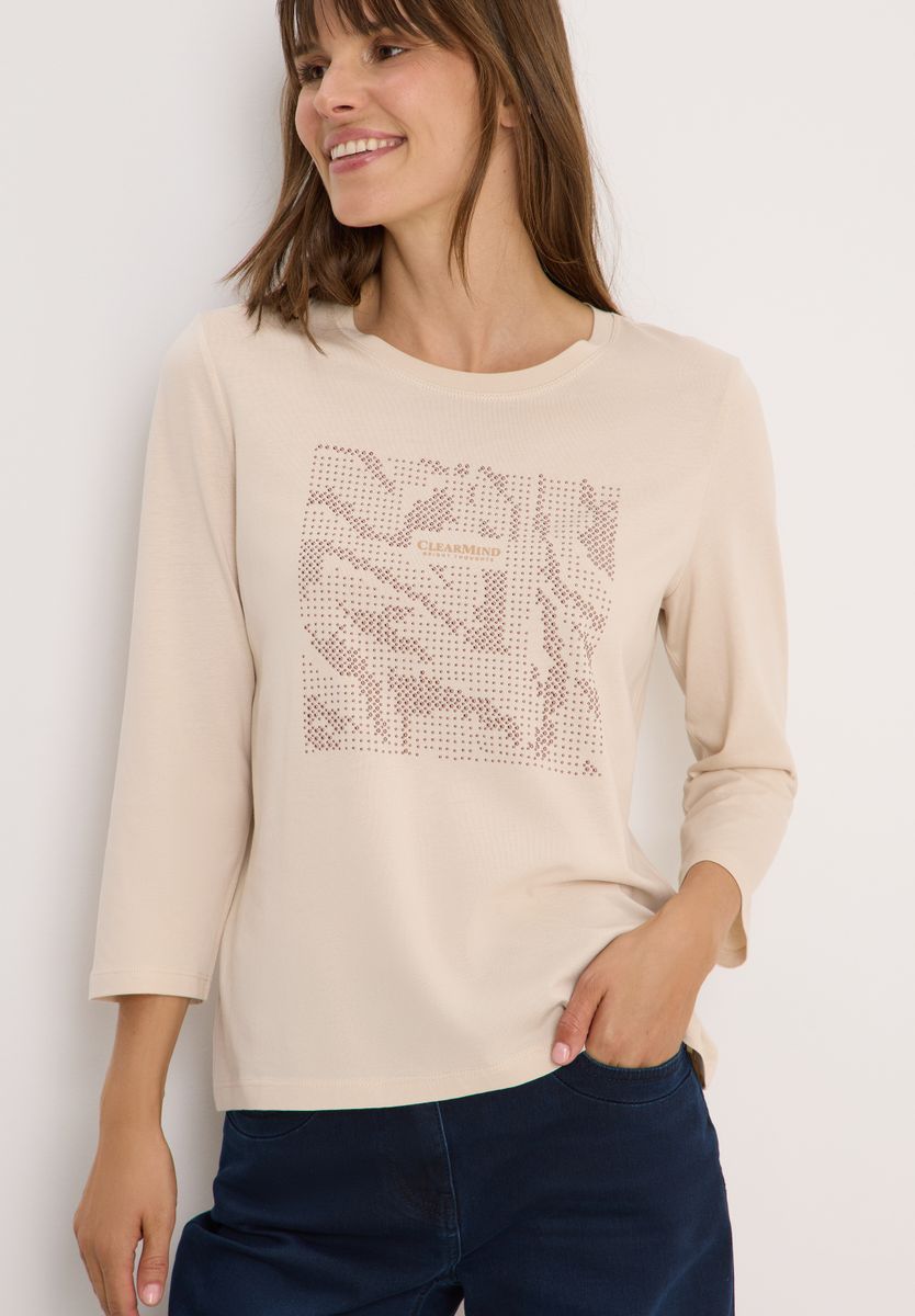 Shirt mit Schmucksteinen