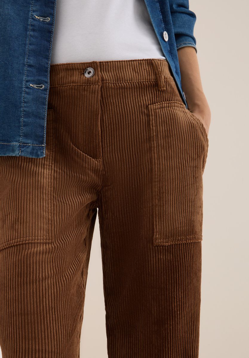 Wide Leg Cordhose