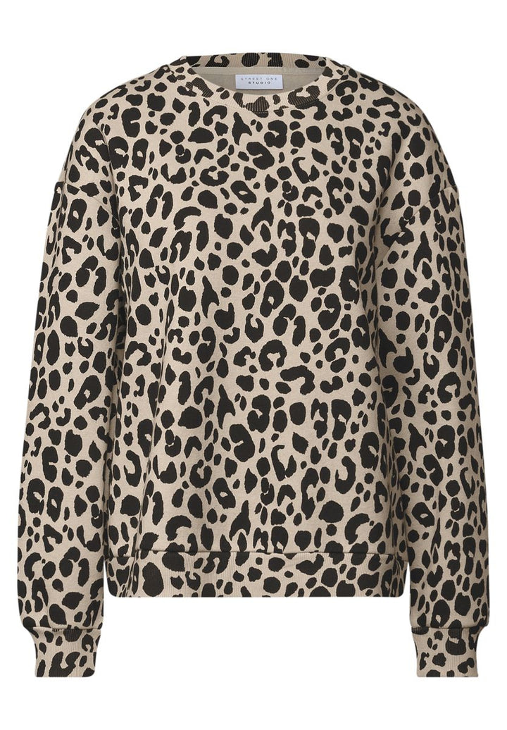 Loose Fit Print Pullover