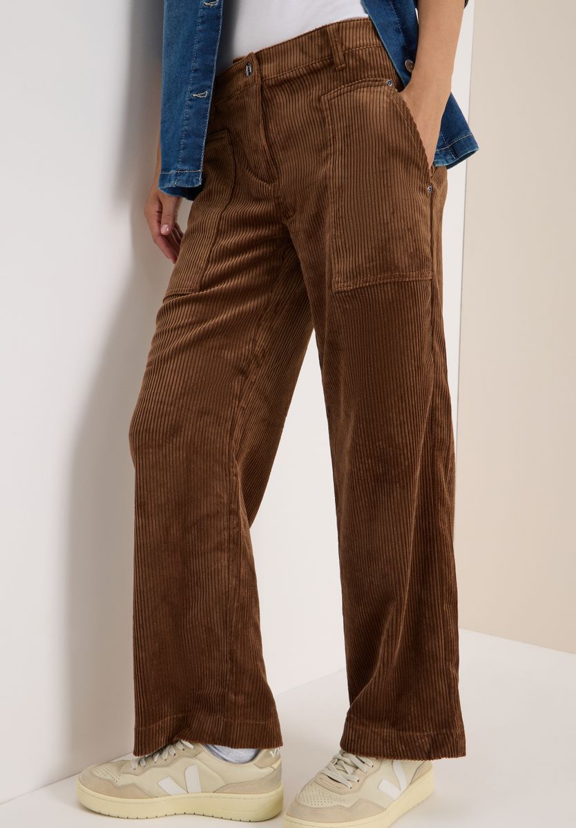 Wide Leg Cordhose