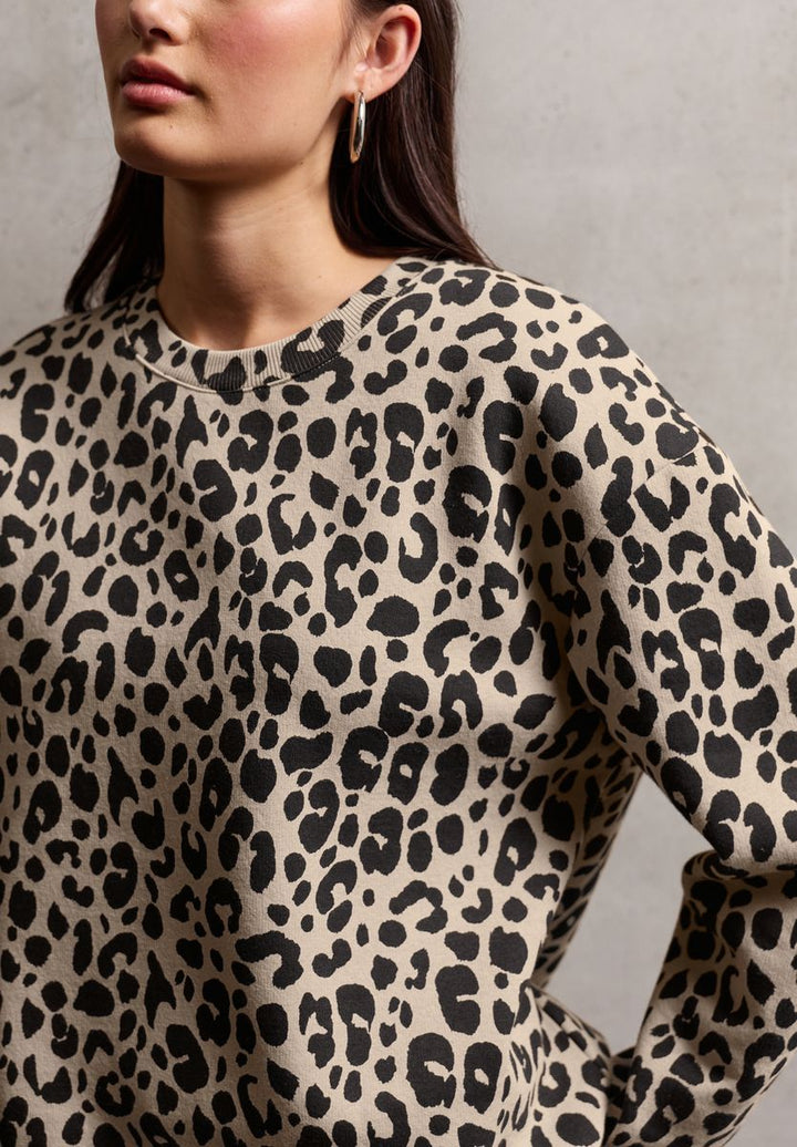 Loose Fit Print Pullover