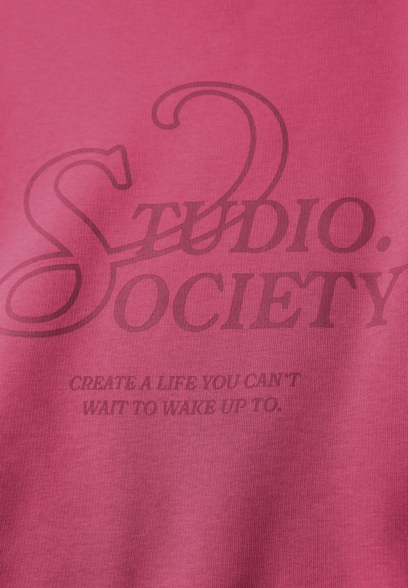 Loose Fit Print Pullover