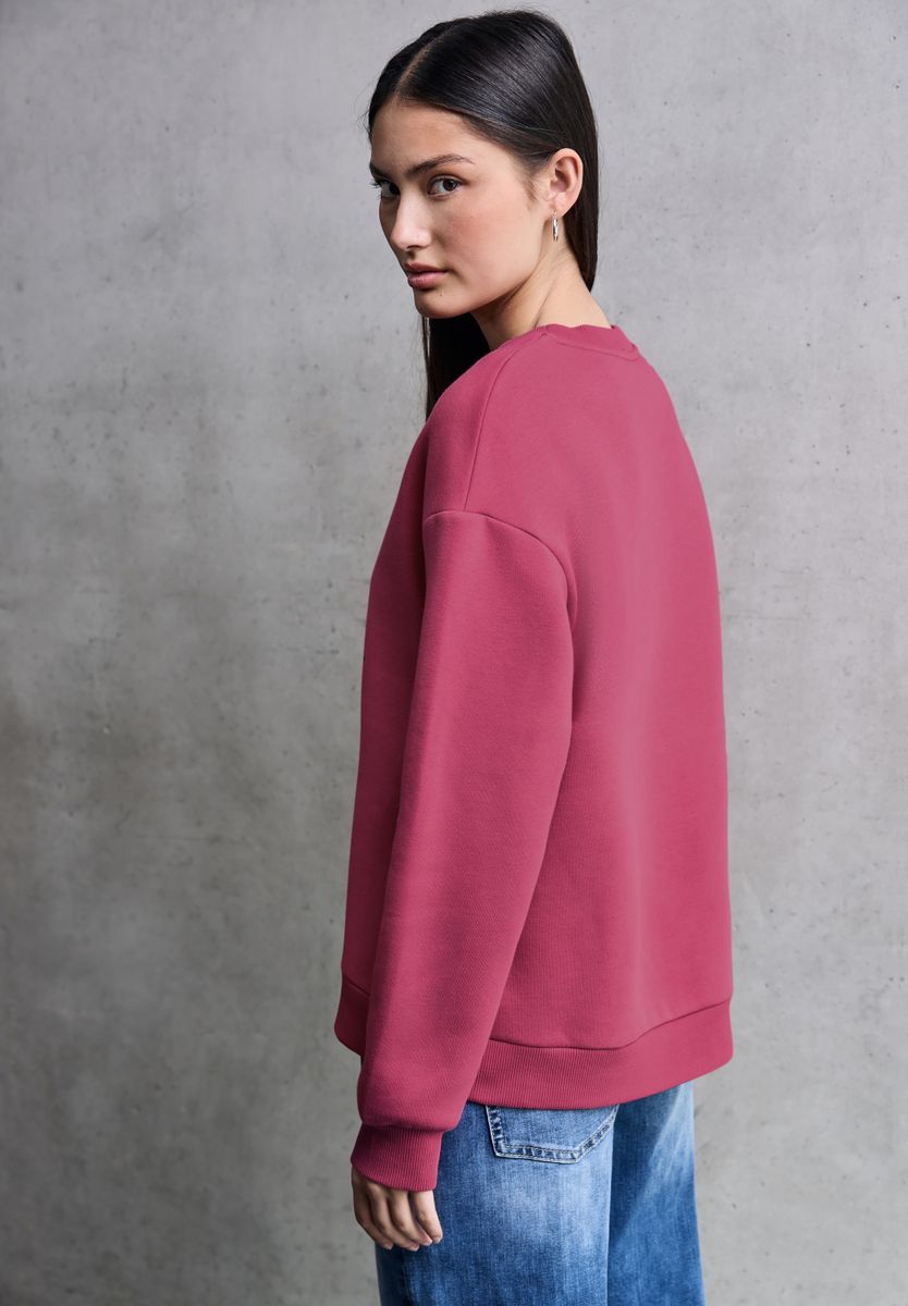 Loose Fit Print Pullover