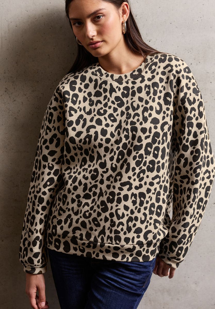 Loose Fit Print Pullover