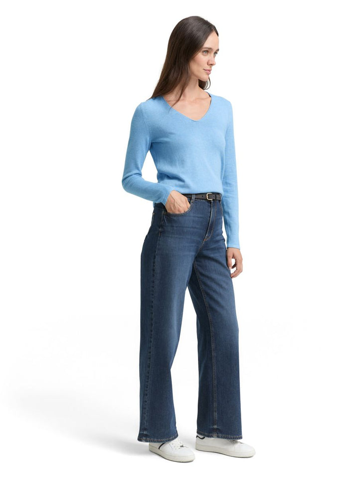 Pullover mit V-Ausschnitt