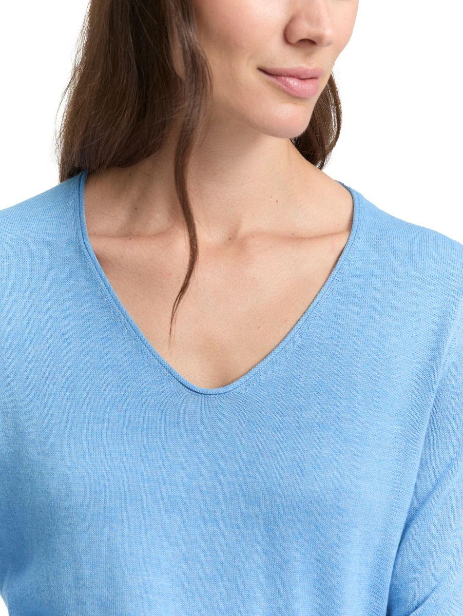 Pullover mit V-Ausschnitt