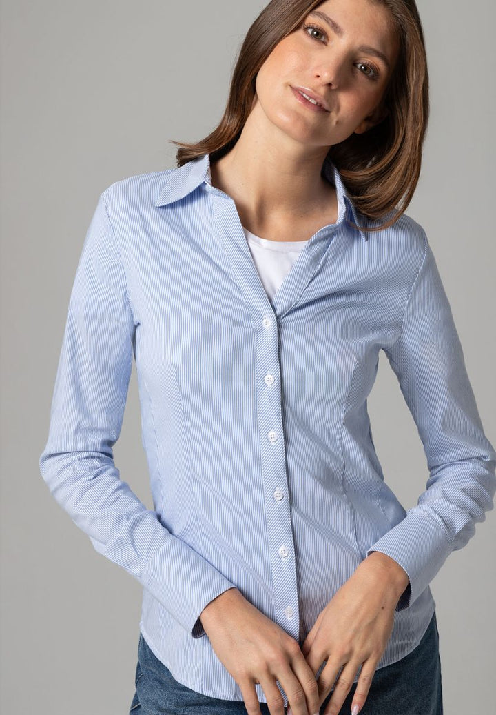 Streifen-Hemdbluse