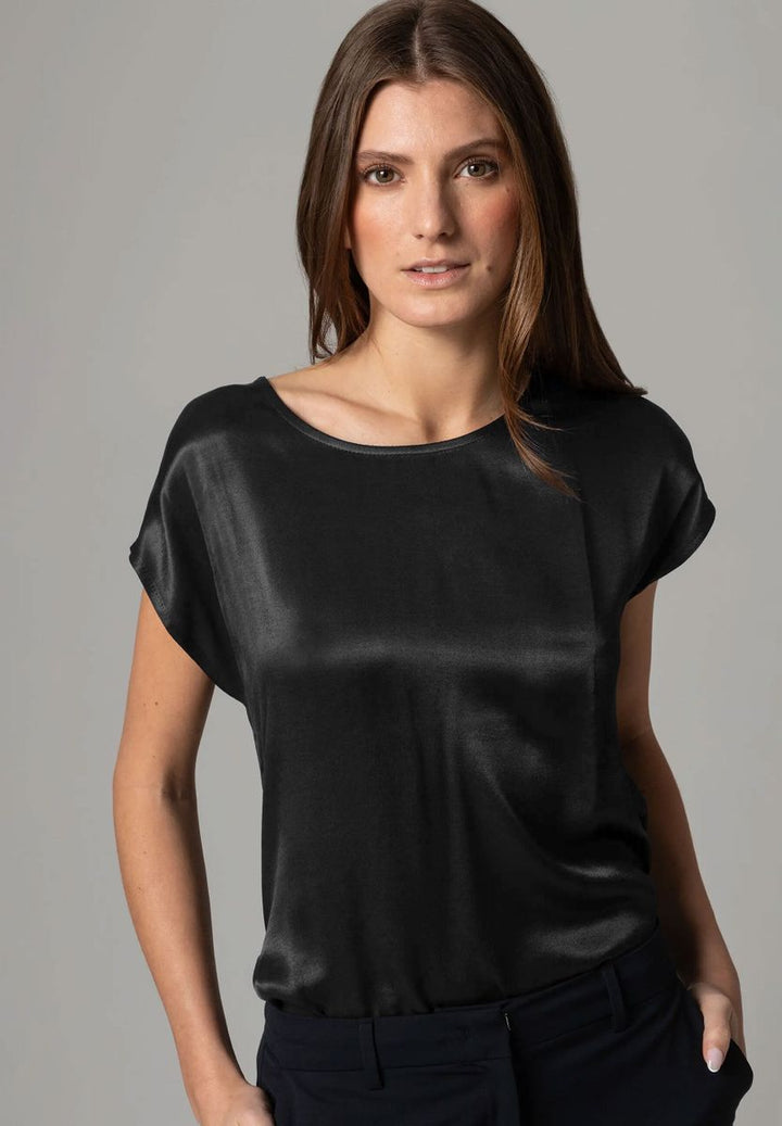 Shirt mit Satinfront