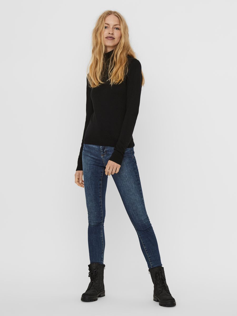 VMGLORY LS ROLLNECK BLOUSE GA NOOS