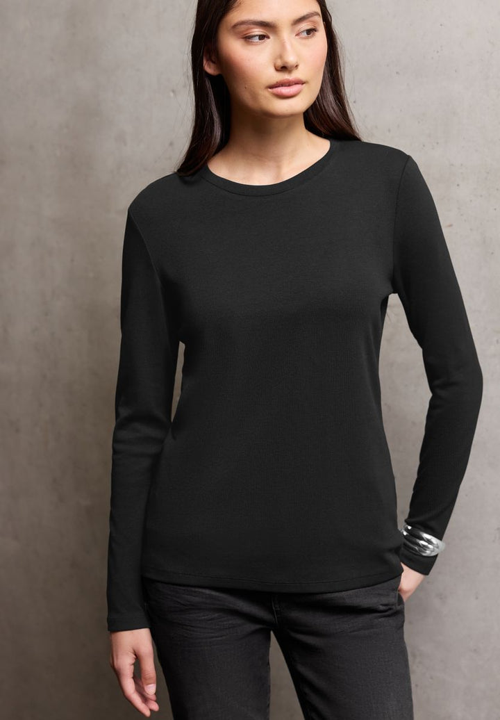 Basic Langarmshirt