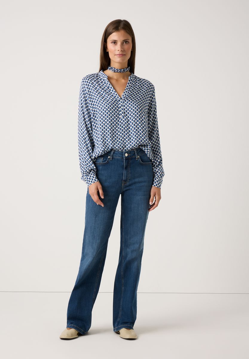 Viskose-Printbluse