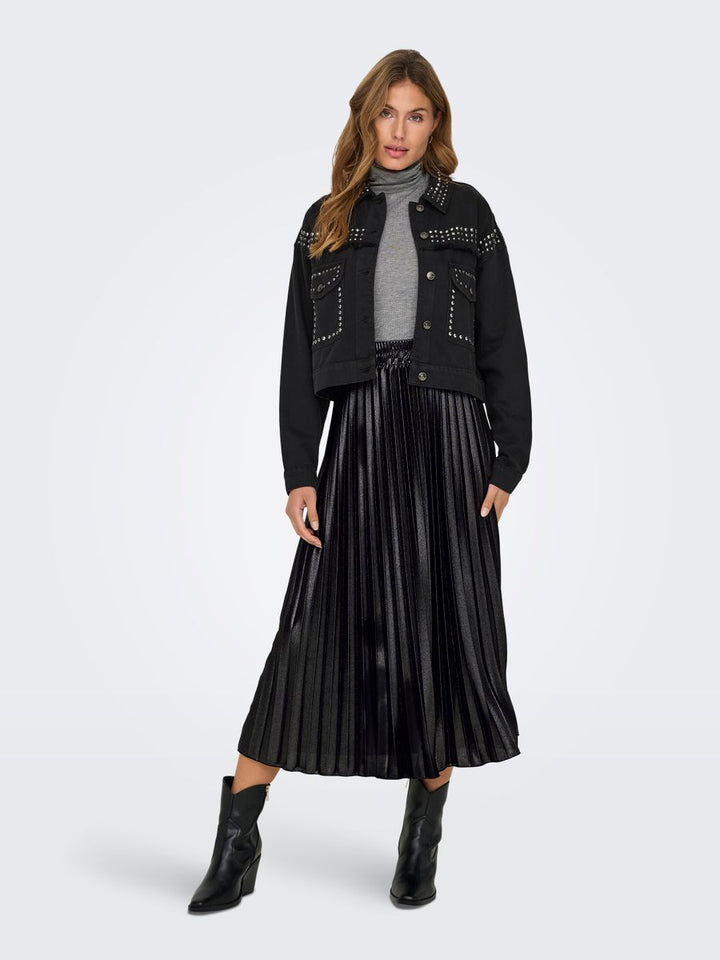 ONLLYON PLEATED SHINE SKIRT JRS NOOS