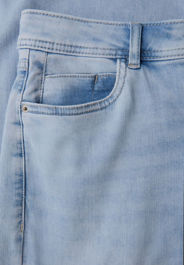 Bleached Wide Leg Jeans