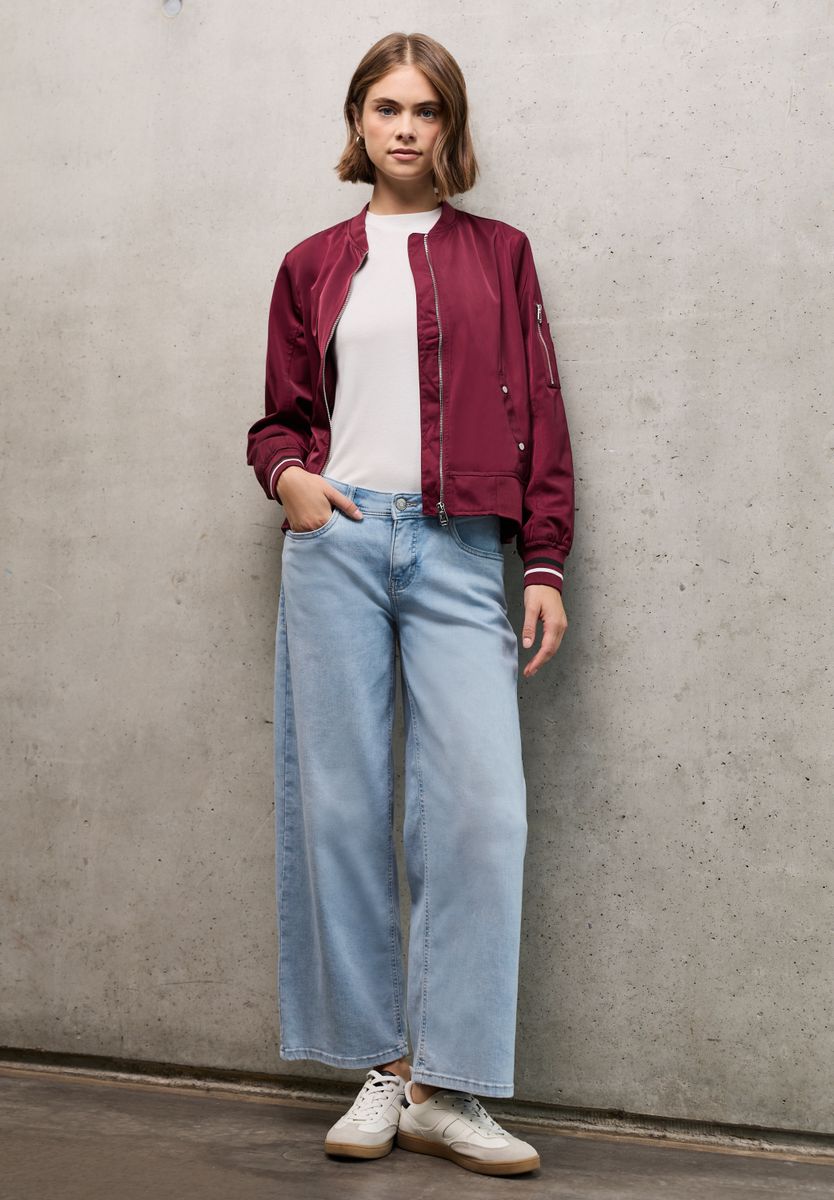 Bleached Wide Leg Jeans