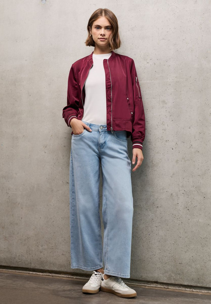 Bleached Wide Leg Jeans
