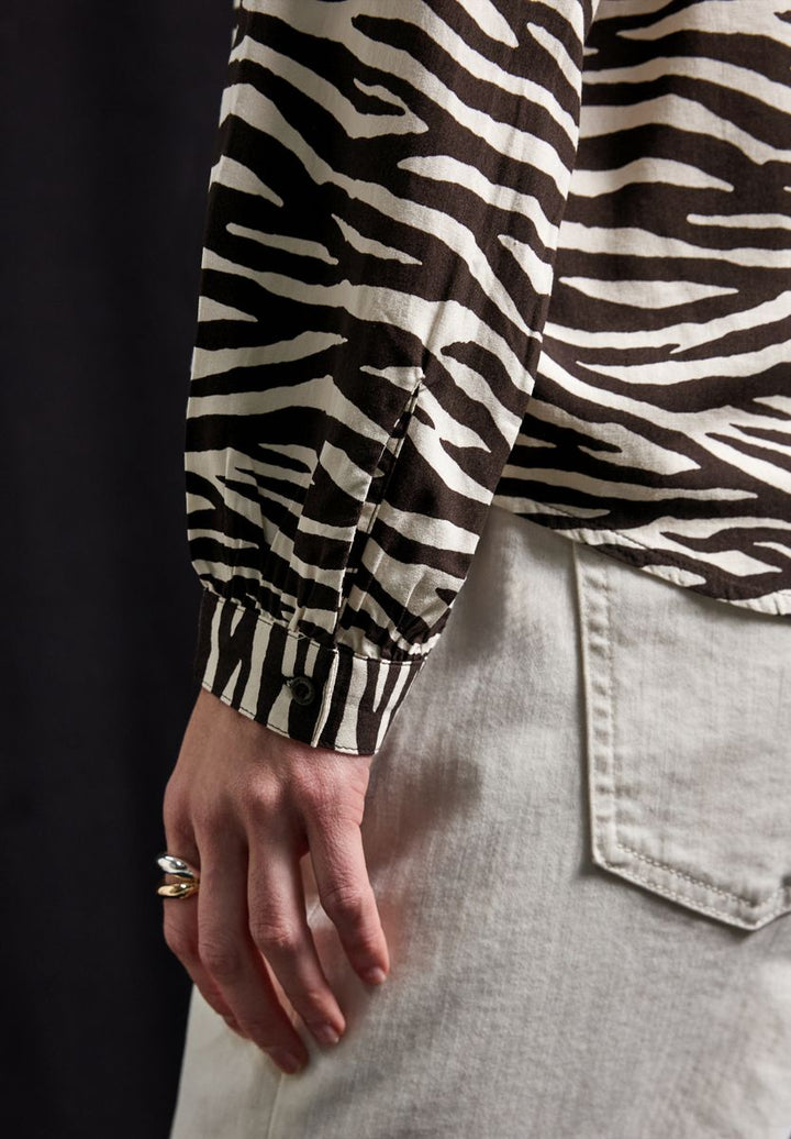 Tunika mit Zebra Print