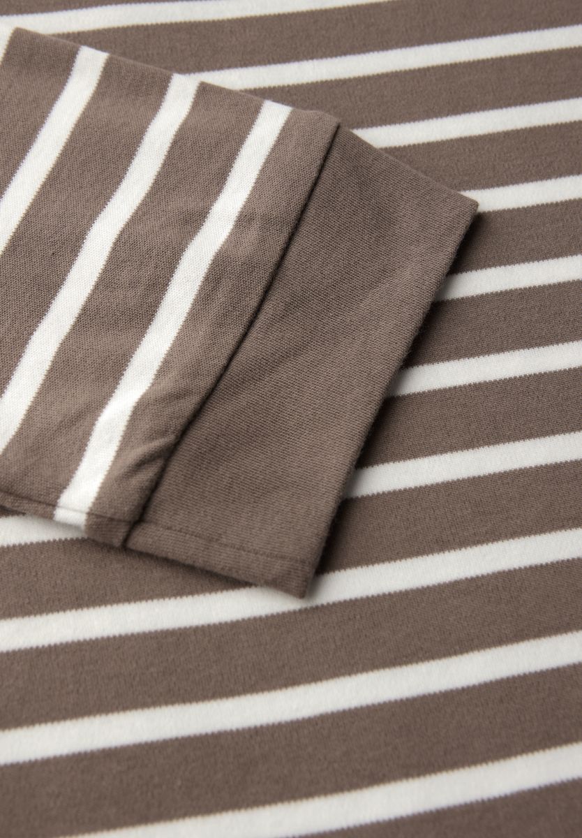 Gestreiftes Basic Shirt