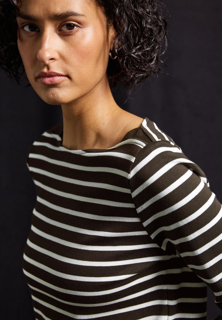 Gestreiftes Basic Shirt