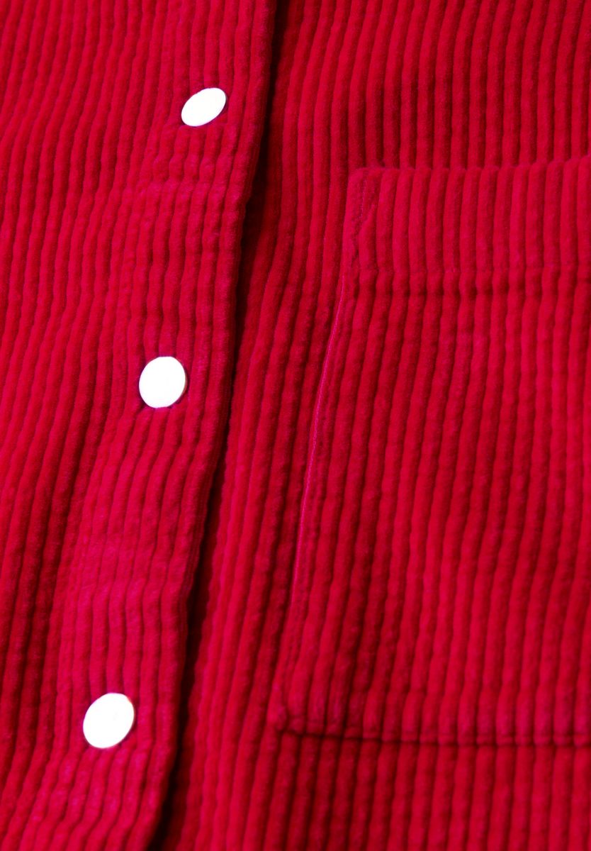 Cord Hemdbluse
