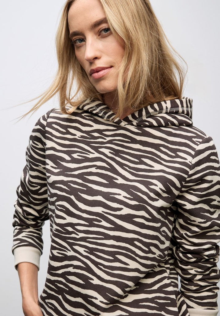 Gemusterter Hoodie