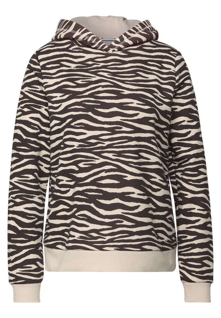 Gemusterter Hoodie