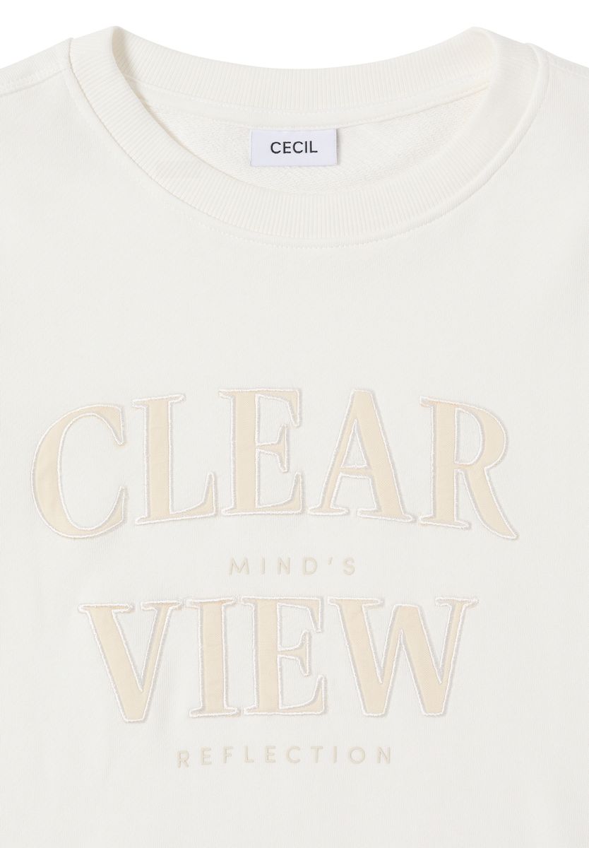 Sweatshirt mit Wording