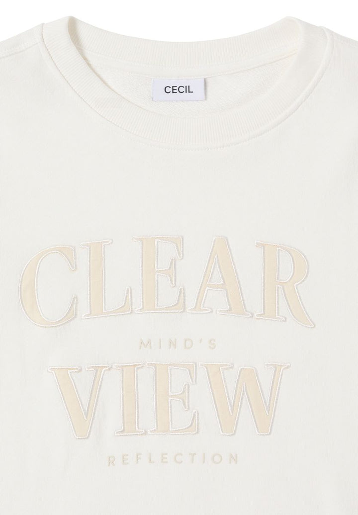 Sweatshirt mit Wording