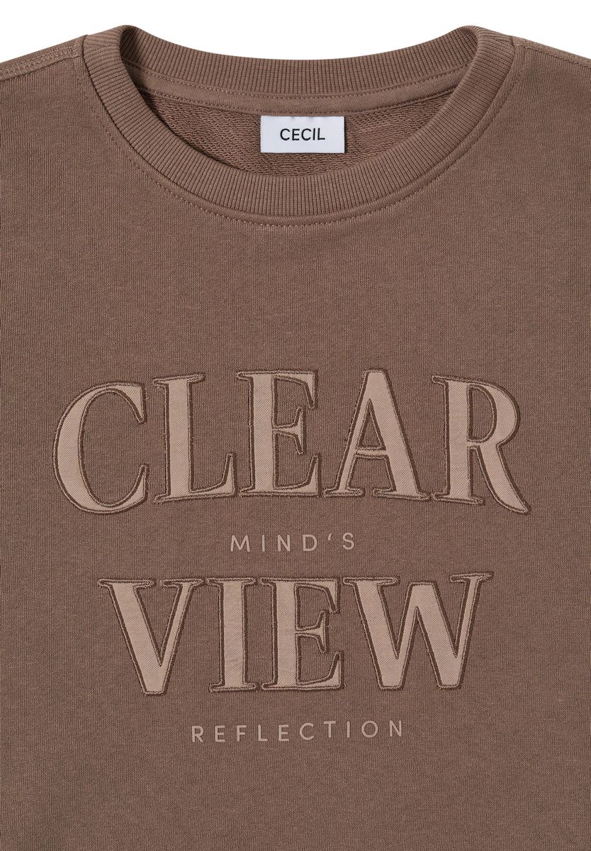 Sweatshirt mit Wording