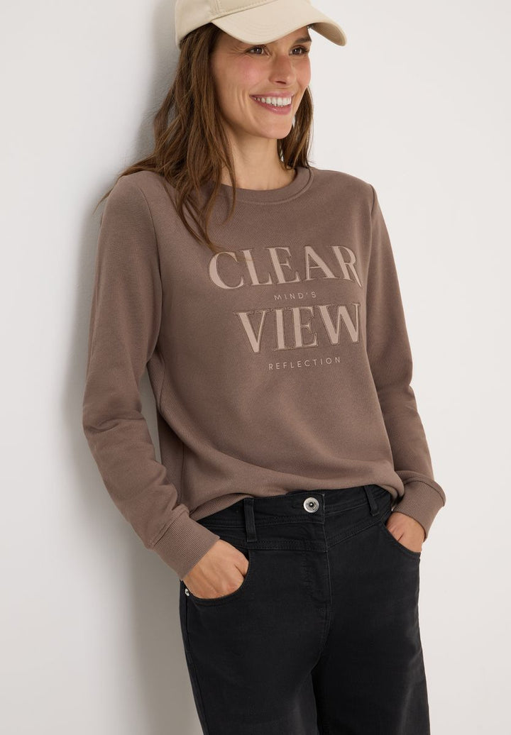 Sweatshirt mit Wording