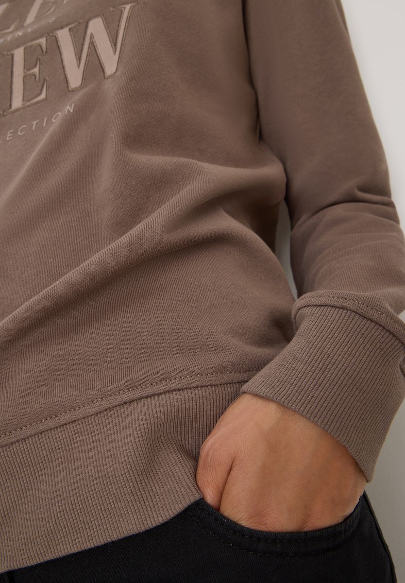 Sweatshirt mit Wording