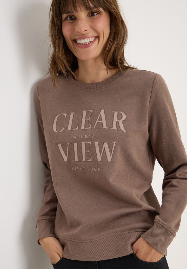 Sweatshirt mit Wording