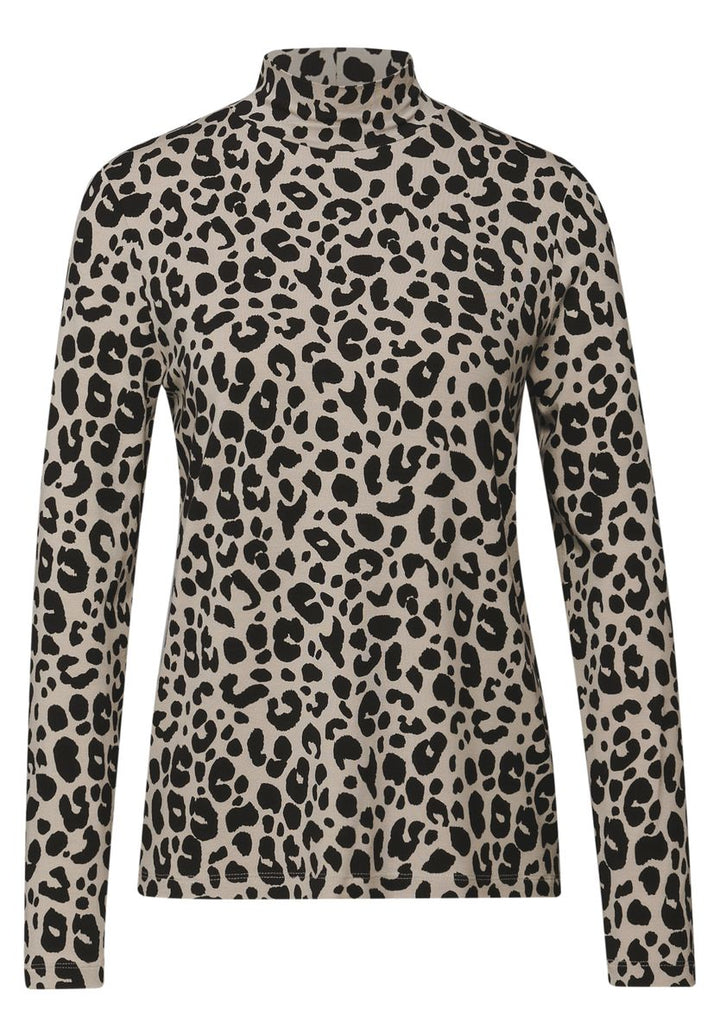 Jerseyshirt mit Leo-Muster
