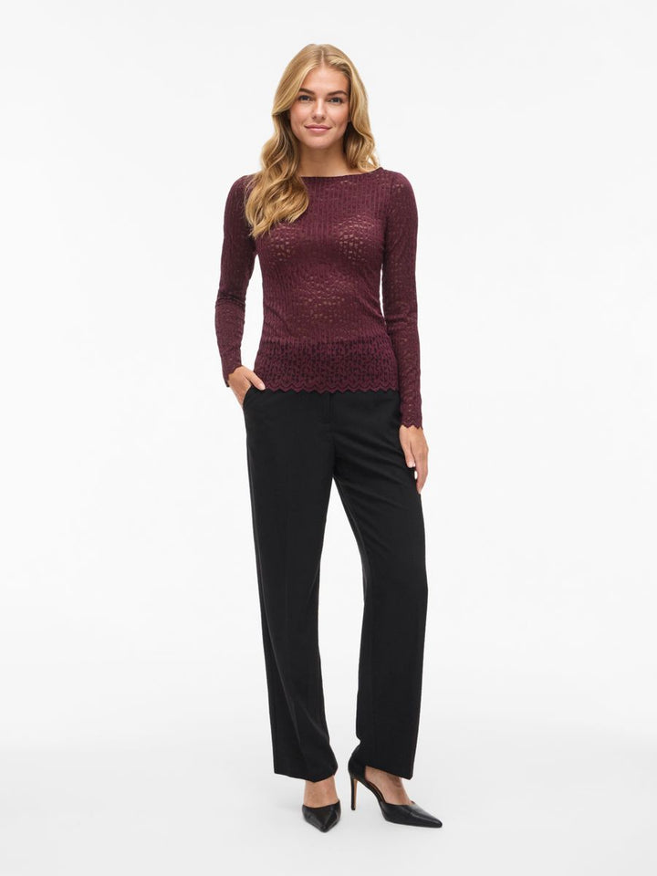 VIROMINA BOATNECK L/S TOP/TES
