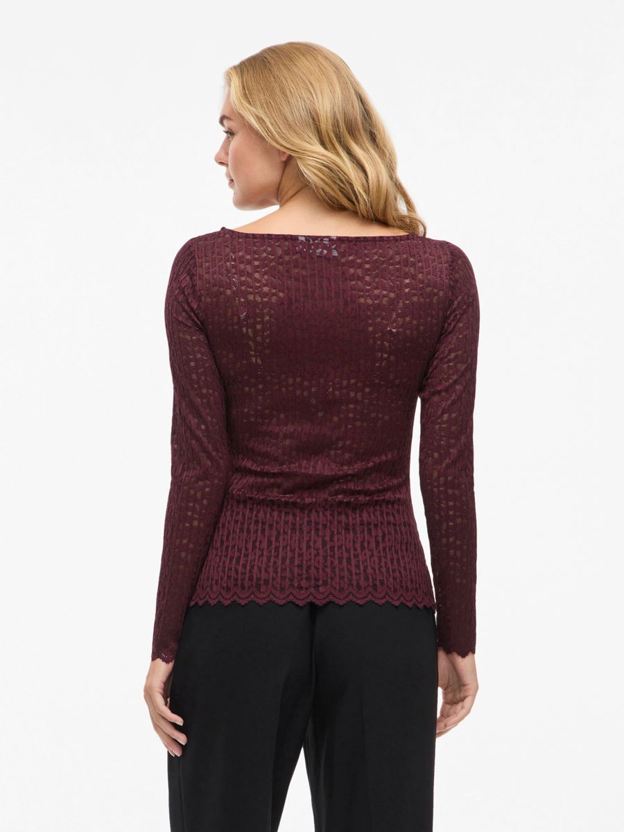 VIROMINA BOATNECK L/S TOP/TES