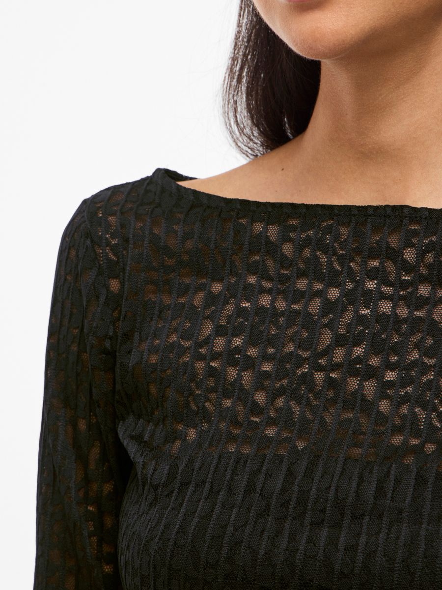 VIROMINA BOATNECK L/S TOP/TES