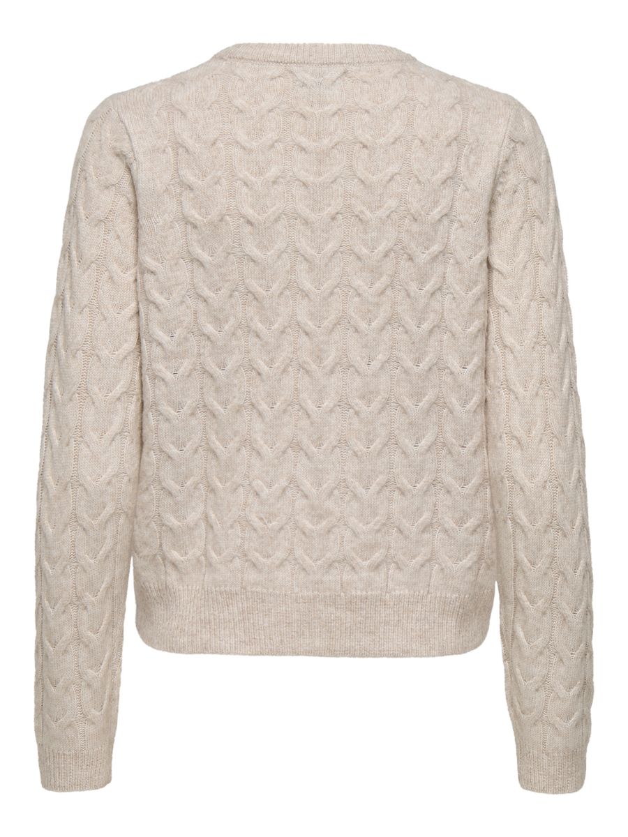 JDYCARMEN L/S O-NECK PEARL PULLOVER KNT