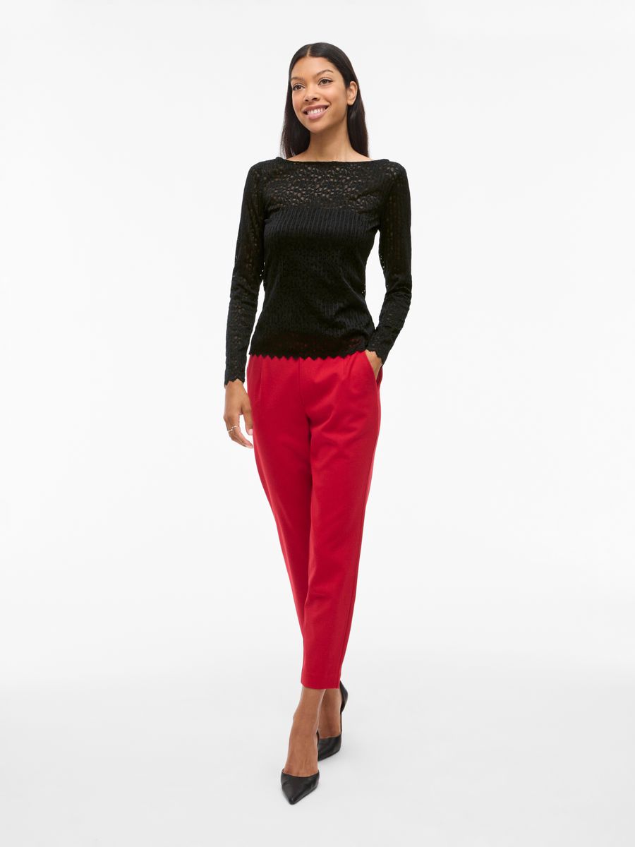 VIROMINA BOATNECK L/S TOP/TES