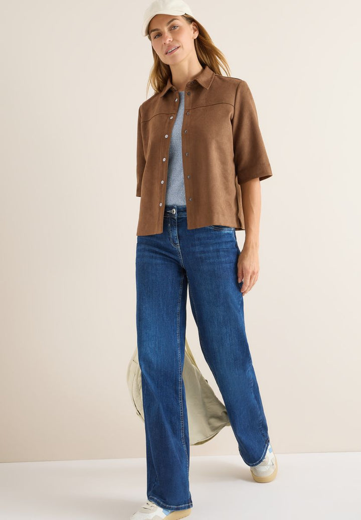 Veloursbluse