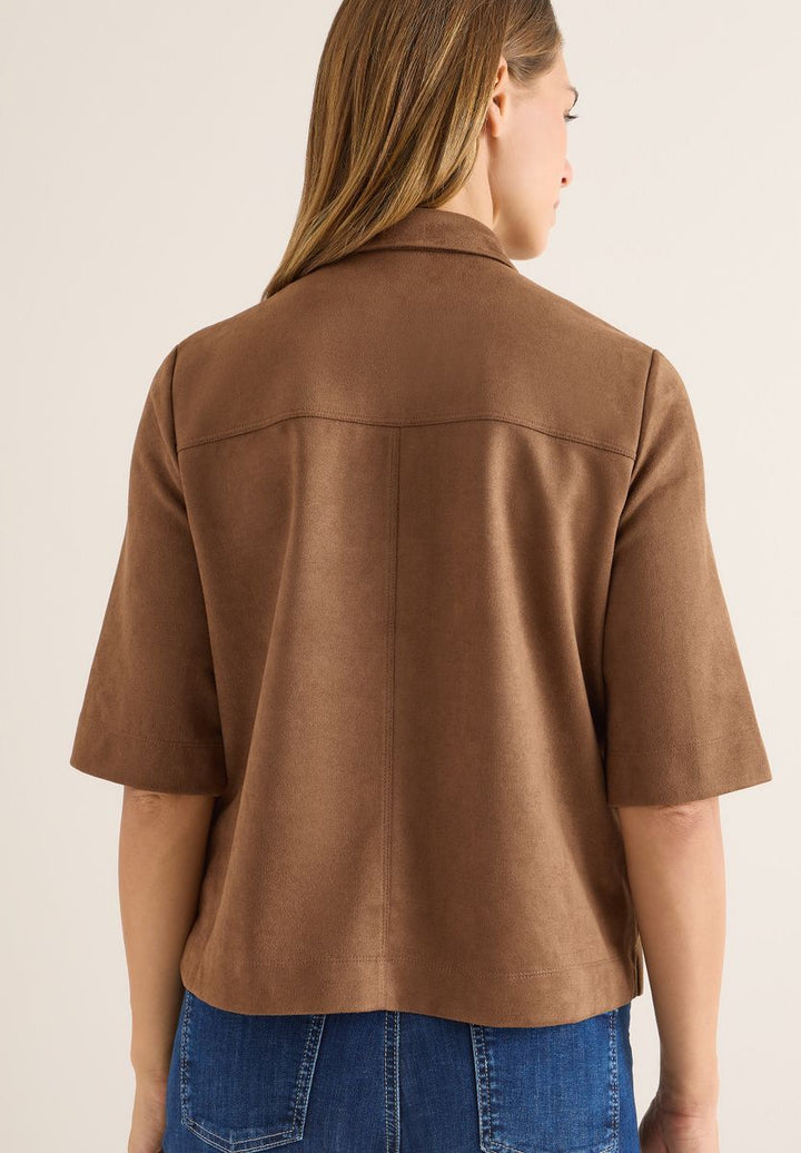 Veloursbluse