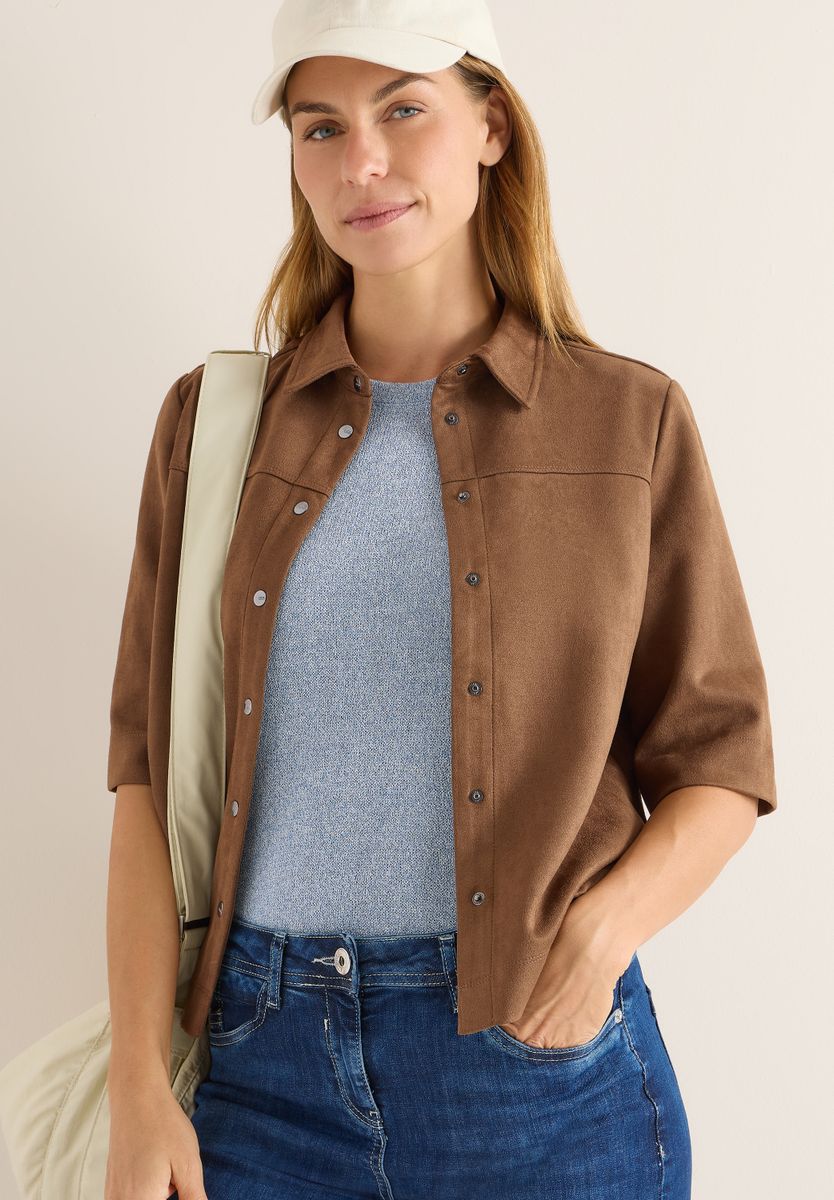Veloursbluse