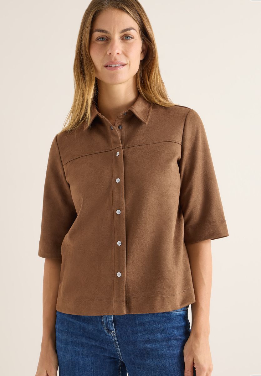 Veloursbluse