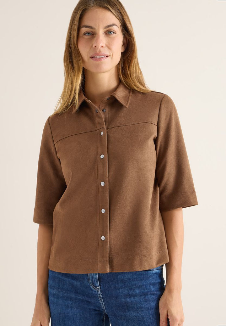 Veloursbluse