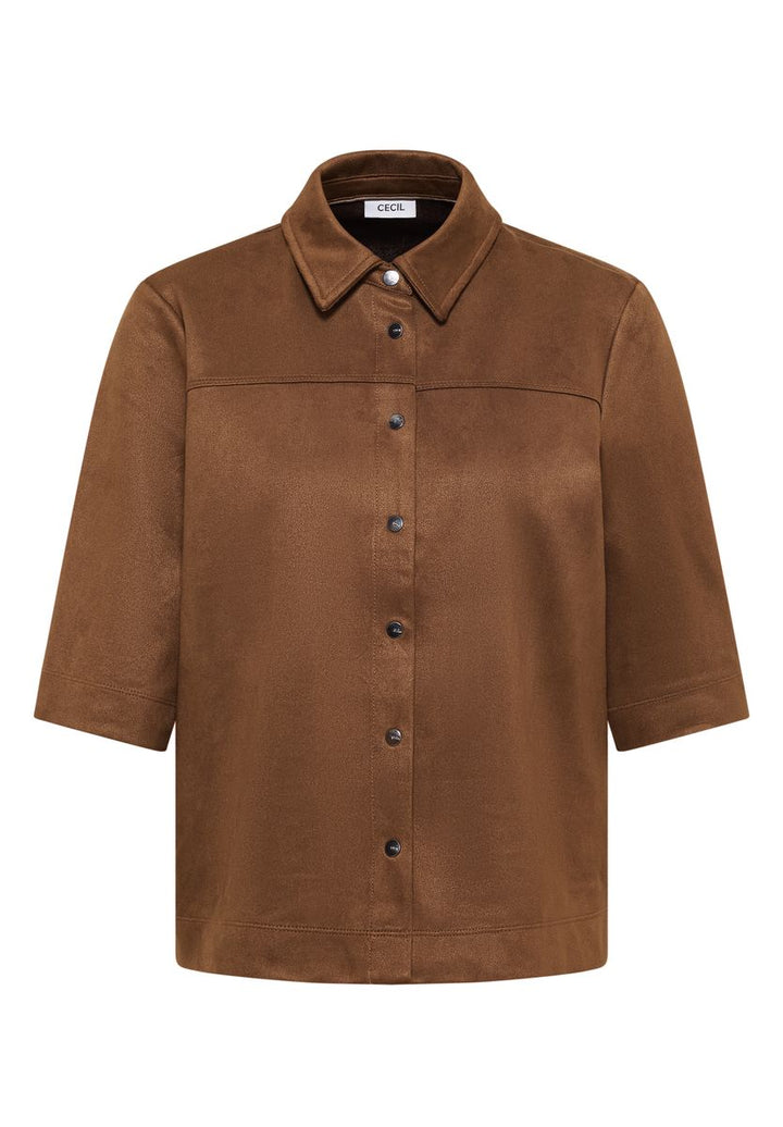 Veloursbluse