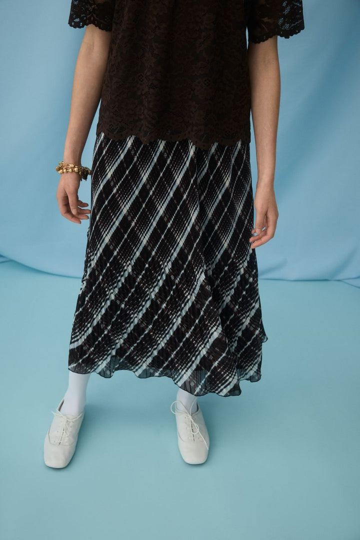 VIDALIANA KIKA HW MIDI PLISSE SKIRT/BFS