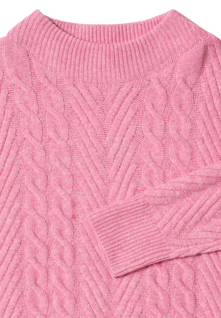 Pullover mit Zopfmuster