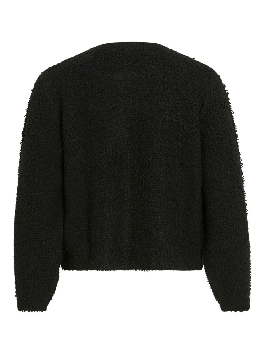 VIPAZA O-NECK L/S ZIPPER KNIT CARDIGAN
