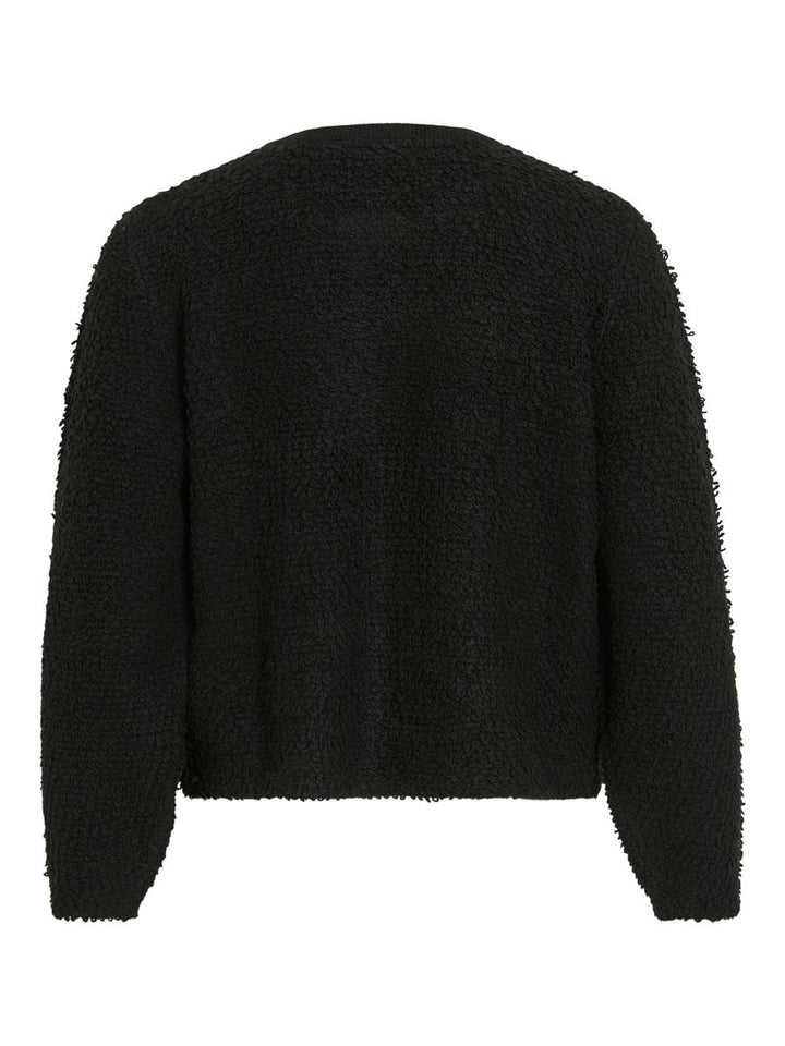 VIPAZA O-NECK L/S ZIPPER KNIT CARDIGAN