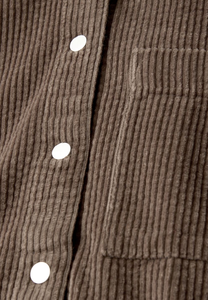 Cord Hemdbluse