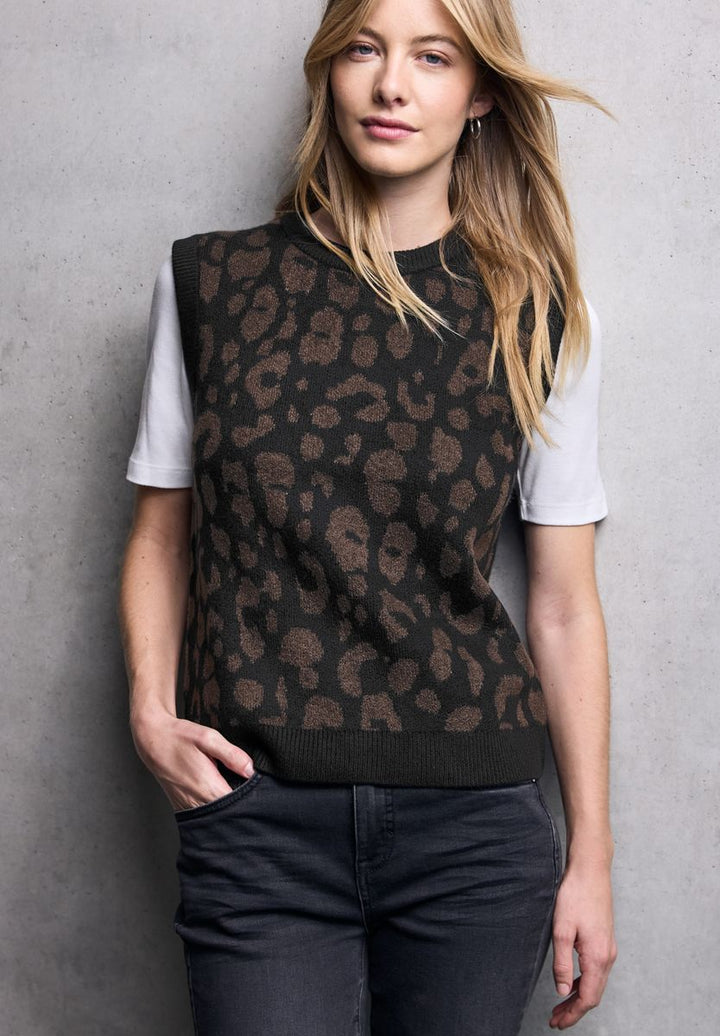 Jacquard Pullunder